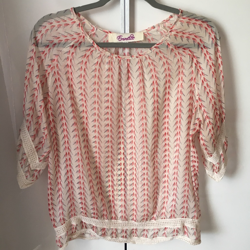 Women’s sheer blouse